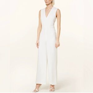 White Jumpsuit Wide Leg, Dressy, Bridal